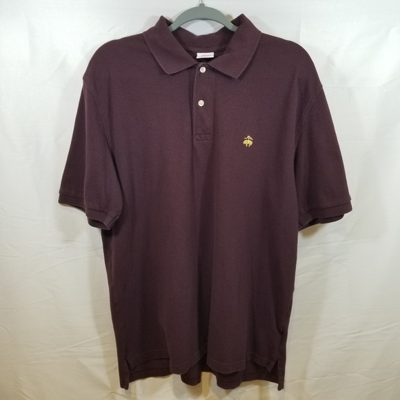 Brooks Brothers Maroon Polo Shirt Golden Fleece L - Picture 11 of 16